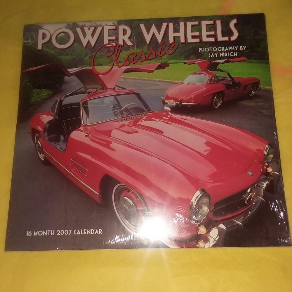 NEW POWER WHEELS CLASSIC 2007 CALENDAR
